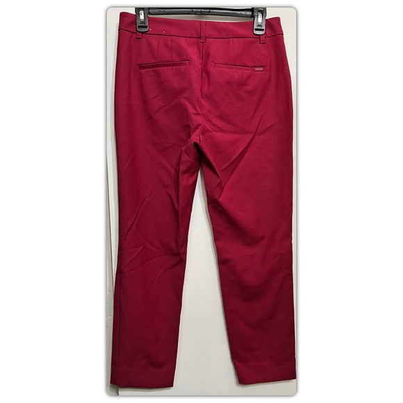 NEW Comfort Stretch Skinny Ankle Pant in Rich Raspberry Sz 4 WHBM - Picture 8 of 11